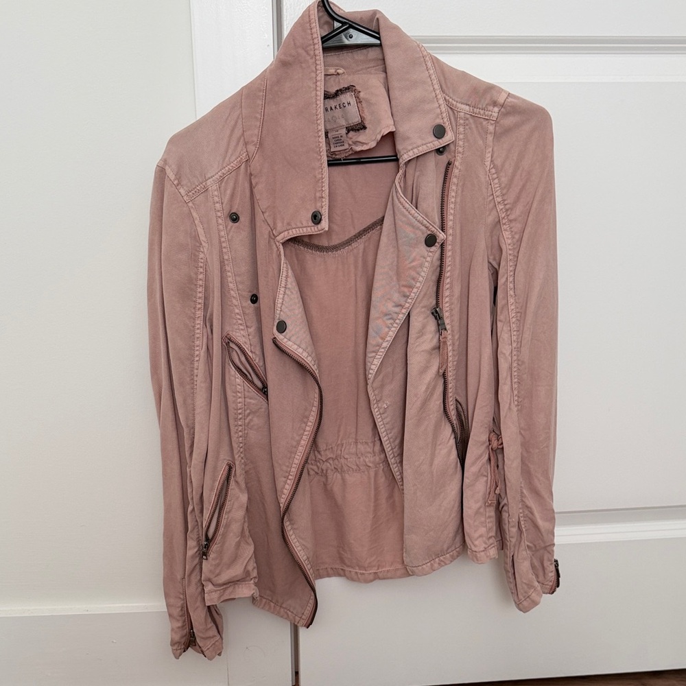 Anthropologie Blush Utility Jacket for Women